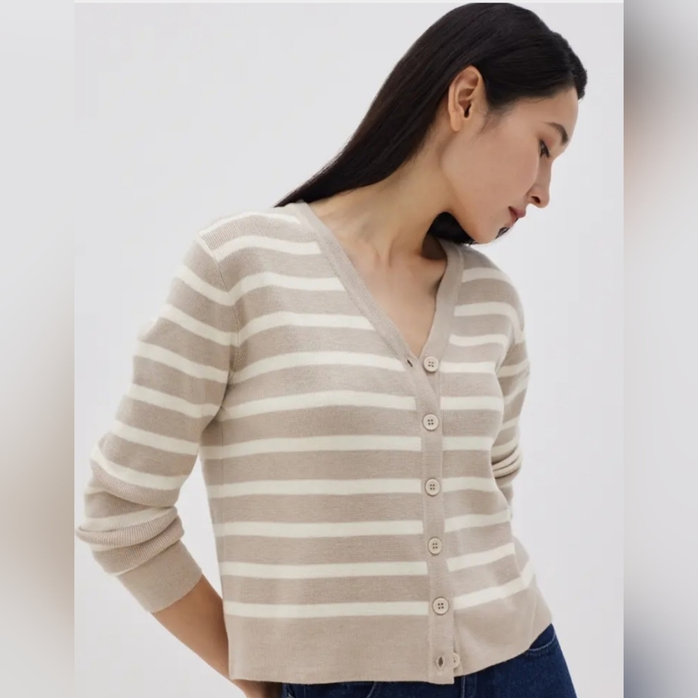 Love bonito striped cardigan in size small